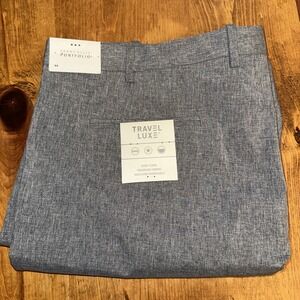 PERRY ELLIS Portfolio Easy Care Performance Stretch Travel‎ Luxe Short Size 44